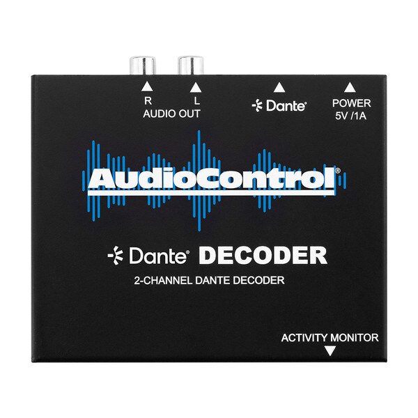 AudioControl ACP-DANTE-D-POE Dante Audio Decoder with RJ45 input, and ...