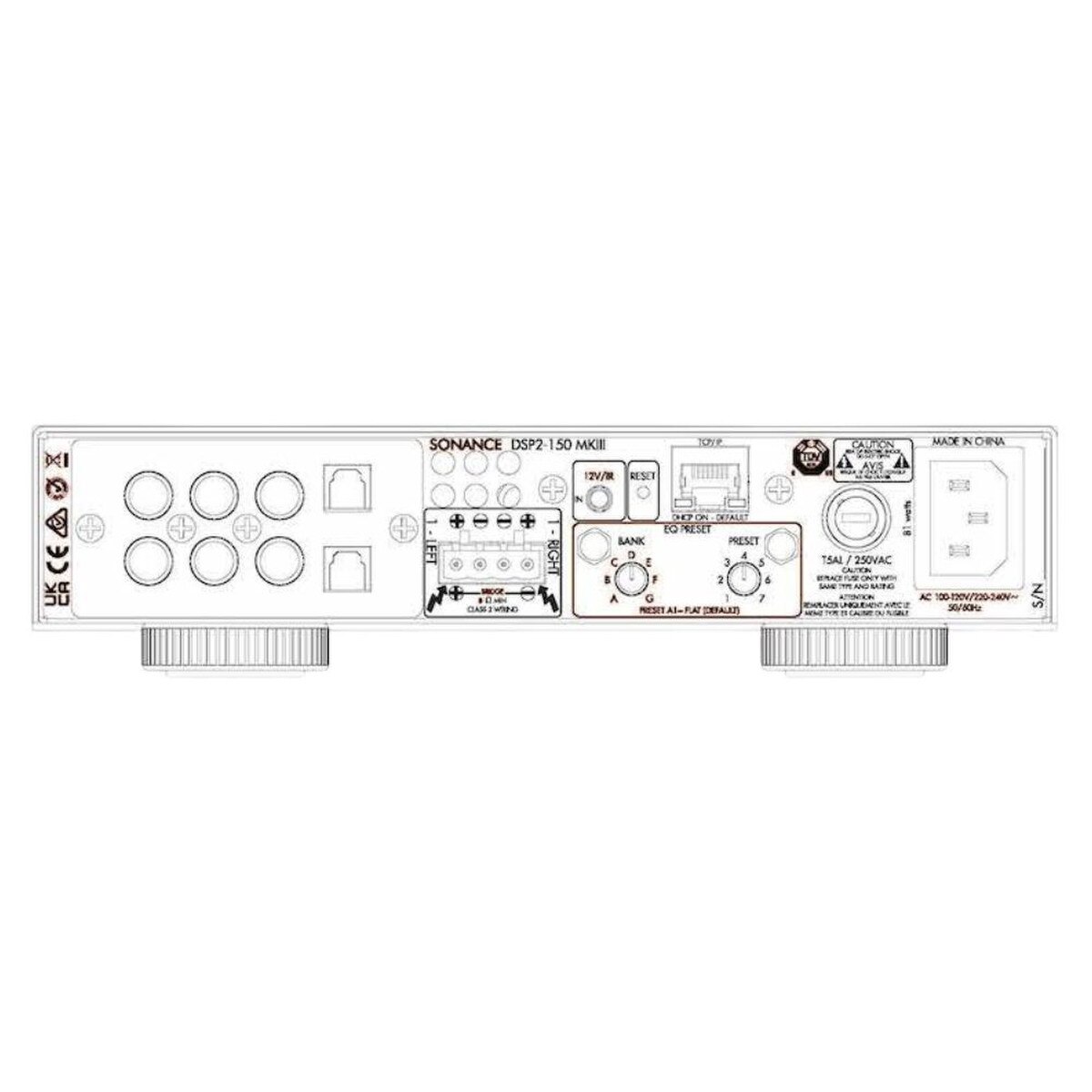 Sonance SonAmp DSP2150 MKIII Digital DSP Amplifier