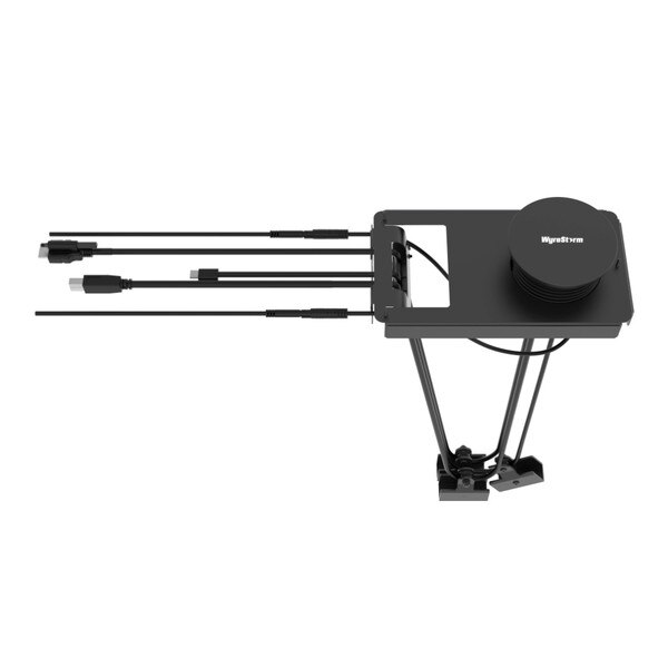 WyreStorm Retractable In Desk Box With HDMI, USBC, USB-3.0